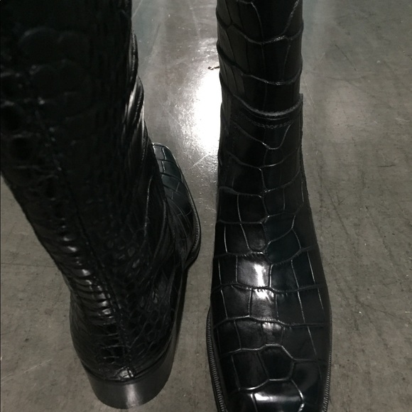 Genuine alligator boots Louis Vuitton rare new main image 8